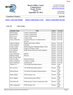 Board of Riley County Commissioners