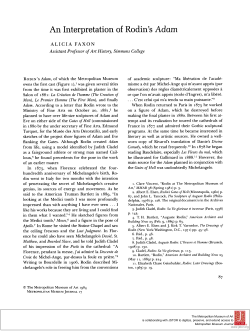 Interpretation of Rodin`s