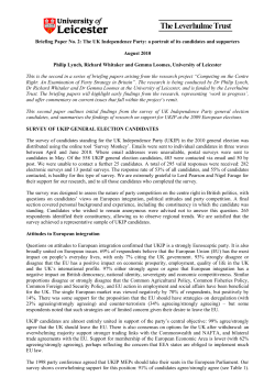 Quick Links - University of Leicester