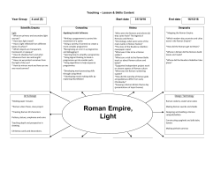 The Roman Empire and Light