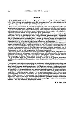 Dicotyledons. Part I Text, only. The Morphology, which Paleobotany