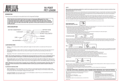 16-foot pet leash - MS Customer Care