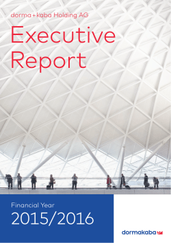Executive Report