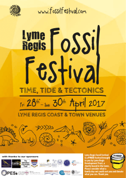 Lyme Regis Fossil Festival - British Geological Survey