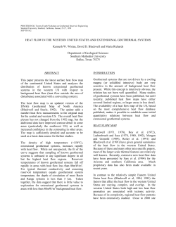 HEAT FLOW IN THE WESTERN UNITED STATES AND