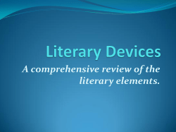 Literary Devices
