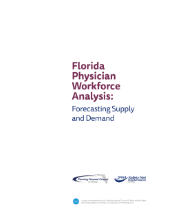 Florida Physician Workforce Analysis: Forecasting Supply and