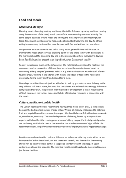 Food and meals - Able