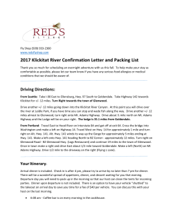 2017 Klickitat River Confirmation Letter and