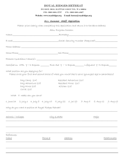 Royal Ridges Retreat