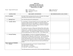 minutes support staff senate marywood university scranton, pa 18509