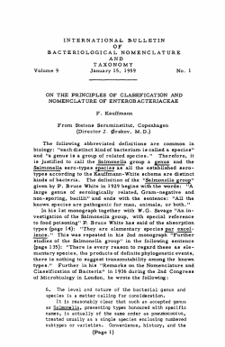 INTERNATIONAL BULLETIN BACTERIOLOGICAL