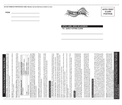 AFFIX FIRST CLASS POSTAGE