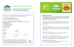 Get Ready, Get Set, Get Saving! Did You Know?