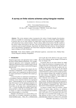 A survey on finite volume schemes using triangular