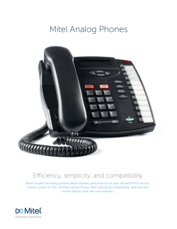 Mitel Analog Phones