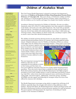 07 Feb COA Week - Cecil County Health Department