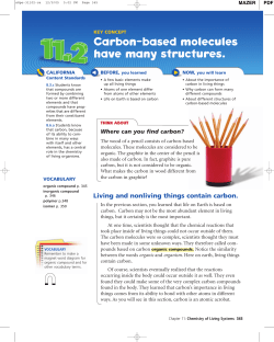 Carbon-based molecules have many structures.