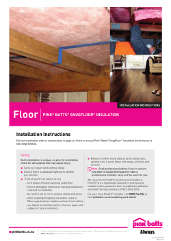 Installation Instructions