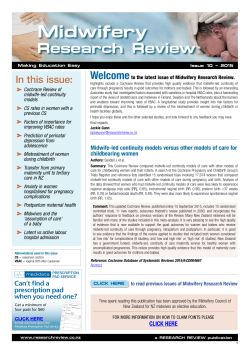 Midwifery - New Zealand College of Midwives