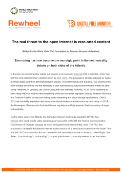 The real threat to the open Internet is zero-rated content