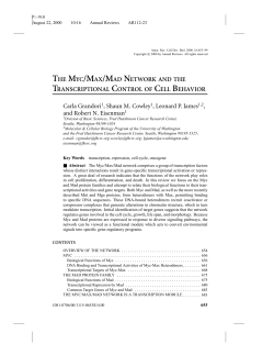 THE MYC/MAX/MAD NETWORK AND THE