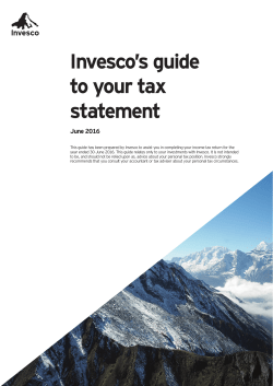 Invesco`s guide to your tax statement