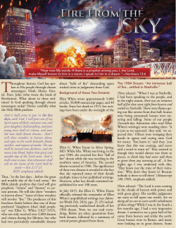 Throughout history, God has spo- ken to His people through chosen