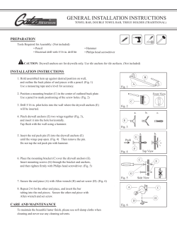 general installation instructions