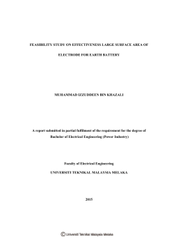 FEASIBILITY STUDY ON EFFECTIVENESS LARGE SURFACE
