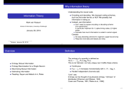lecture slides - School of Informatics