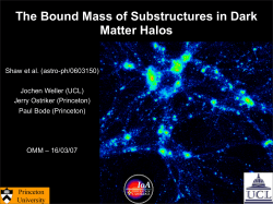The Bound Mass of Substructures in Dark Matter Halos