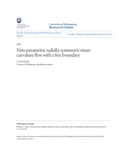 Non-parametric radially symmetric mean - Research Online