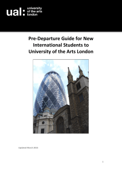 Pre-Departure Guide for International Students