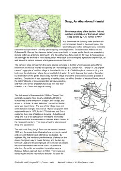 Snap an Abandoned Hamlet 1967