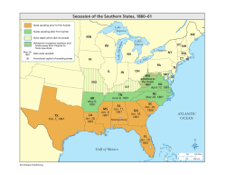 Secession of the Southern States, 1860–61