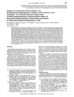 Bis(8-methoxynaphthyl)platinum(II) Diethyl Sulfide and Octahedral