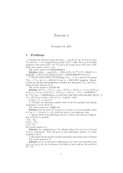Exercise 4 - Unibas Chemie