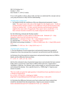 Problem Set 1 Answer Key