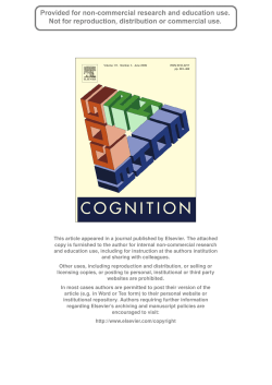 Perceiving speech rhythm in music - Faculty Websites