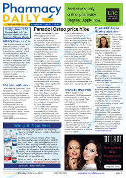 Panadol Osteo price hike