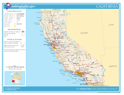 Karta &ouml;ver Kalifornien