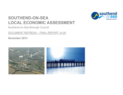 SOUTHEND-ON-SEA LOCAL ECONOMIC ASSESSMENT