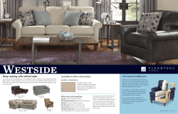 The Flexsteel Difference Available in fabric and leather Deep
