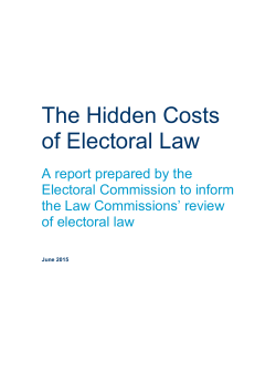 The Hidden Costs of Electoral Law