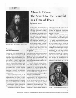 Albrecht Durer: The Search for the Beautiful In a Time of Trials