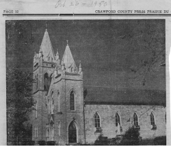 1950 Church Dinner, Crawford County Press
