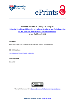 Potential Benefits and Obstacles of Implementing Driverless Train