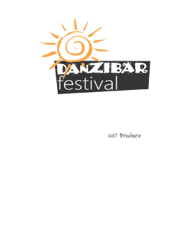 2017 Brochure - Dance Art Fusion