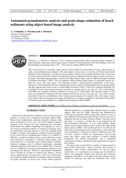 Automated granulometric analysis and grain